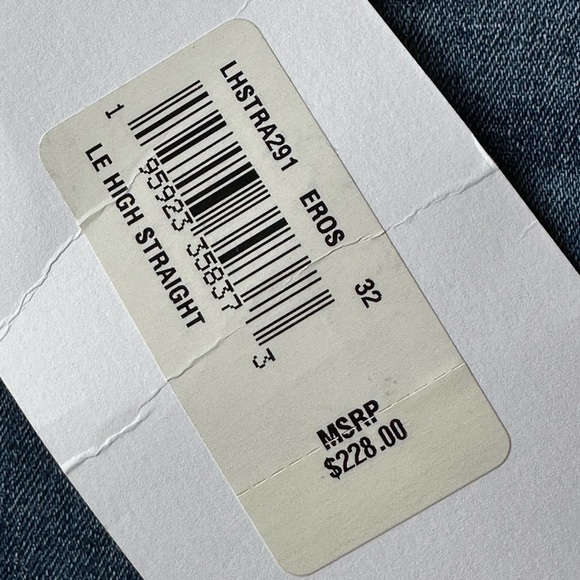 Frame Denim Le High Straight in Eros size 32 NWT - Picture 7 of 12